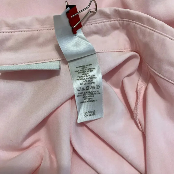 Liz Claiborne Pink Button Down Blouse Women 2X - Picture 12 of 12